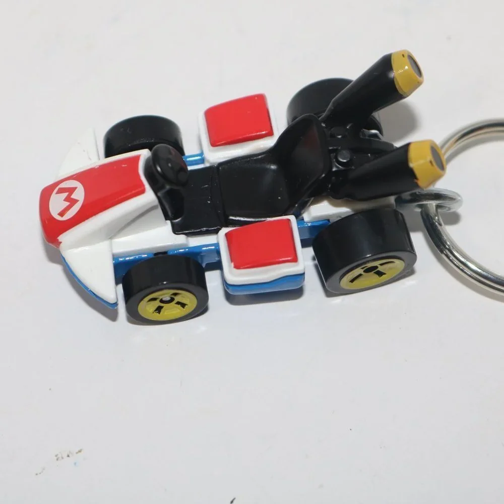 💥HP💥 Hot Wheels Screen Time Mario standard Kart CUSTOM keychain